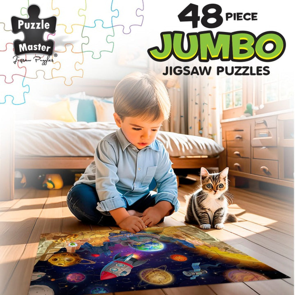 48 Piece Jumbo Floor Puzzle Space Explorer Master