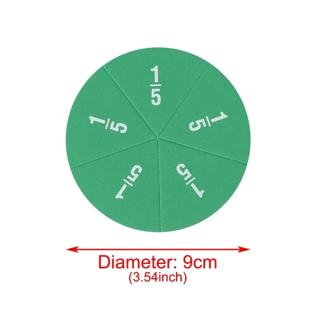 51Pcs Eva Round Shaped Fractions