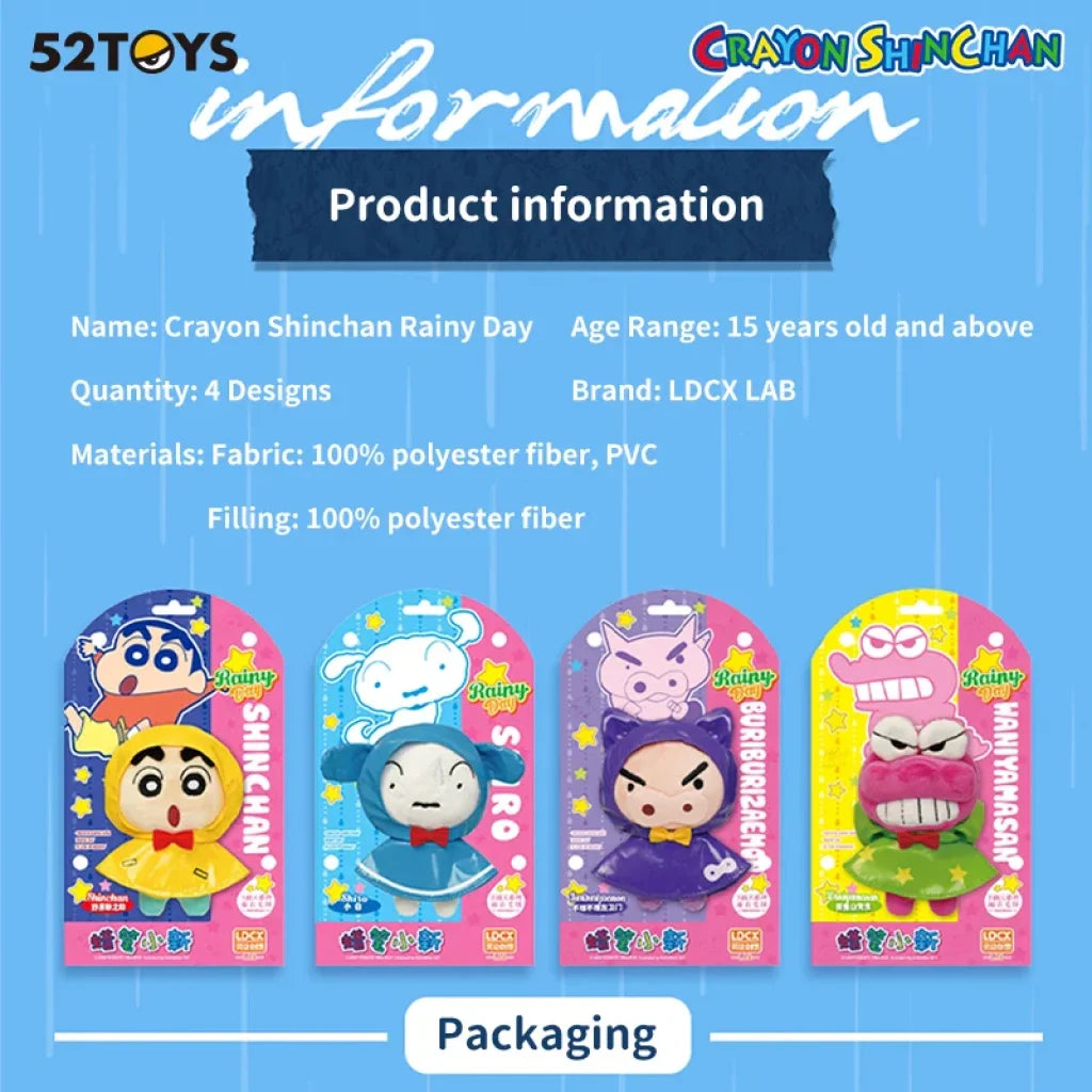 52Toys Crayon Shinchan Rainy Day Anime Figure