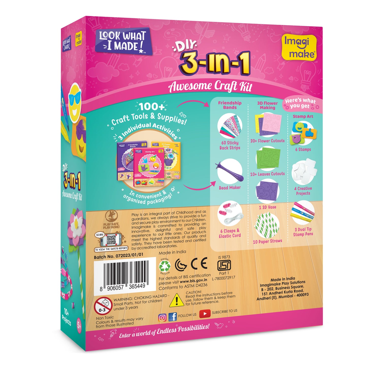 3-in-1 awesome craft kit