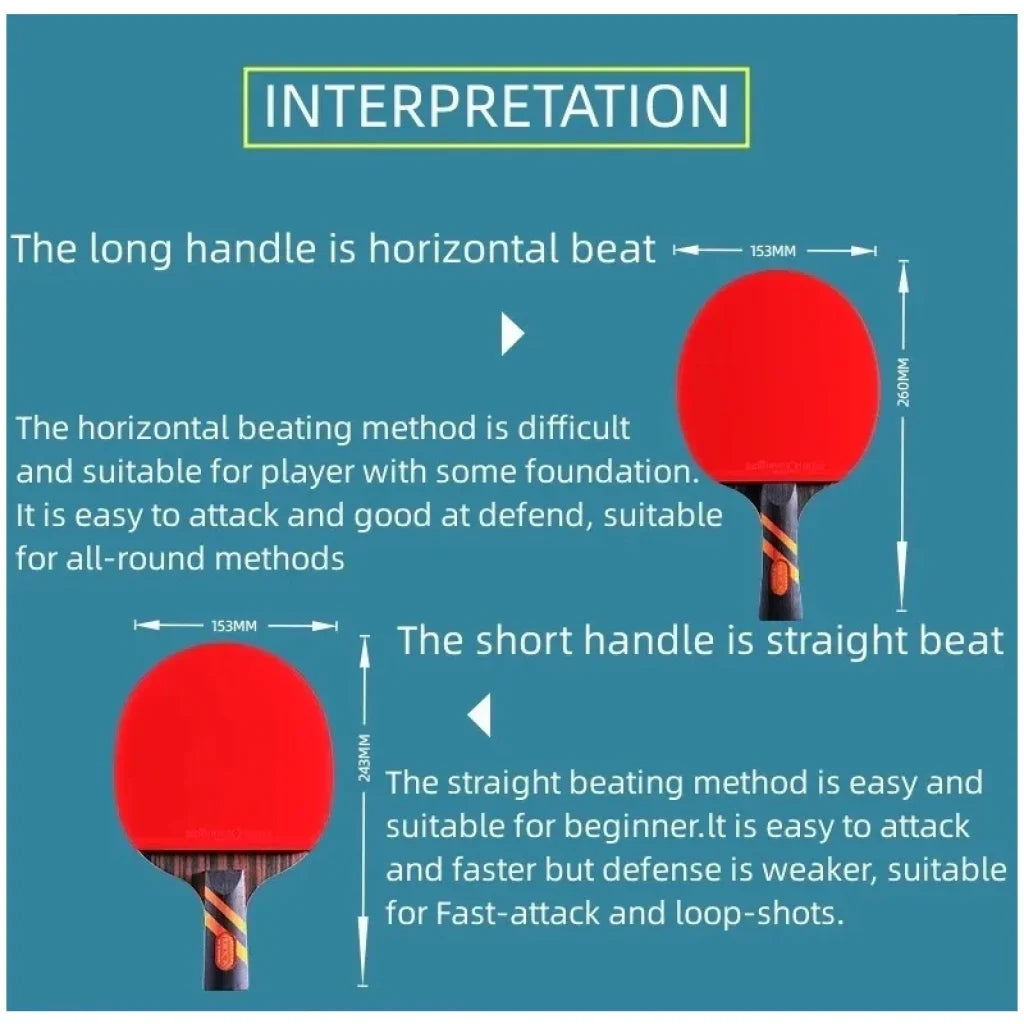 8 Star Professional Table Tennis Racket