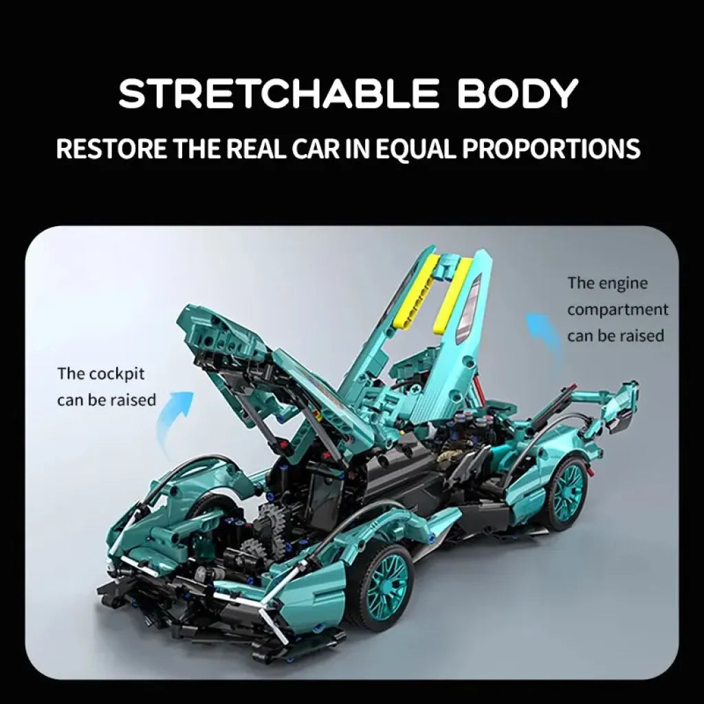 89111 Super Car Building Blocks Model Kits 900Pcs