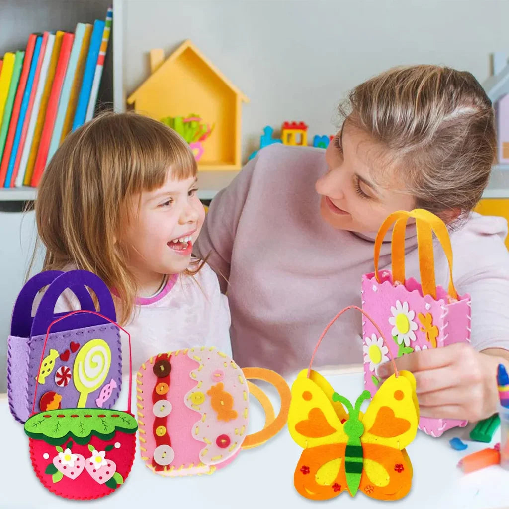 8Pcs Kids Sewing Kit Diy Felt