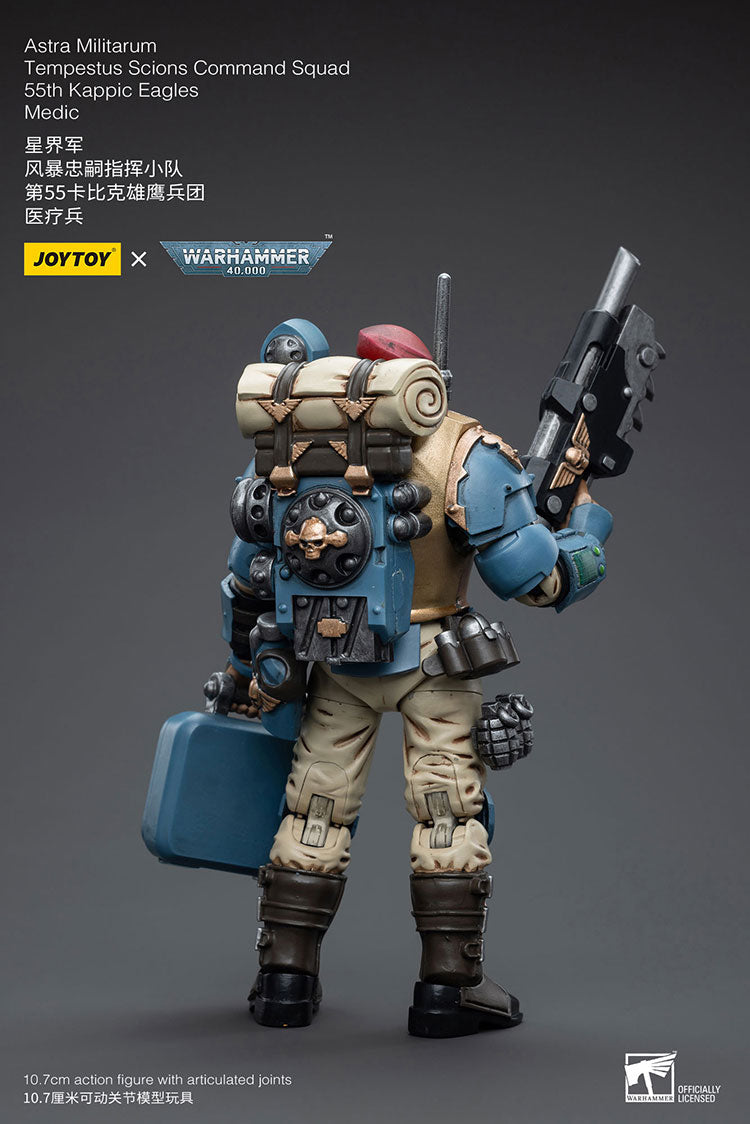 Joytoy Warhammer 40K Astra Militarum Tempestus Scions Command Squad 55Th Kappic Eagles Medic