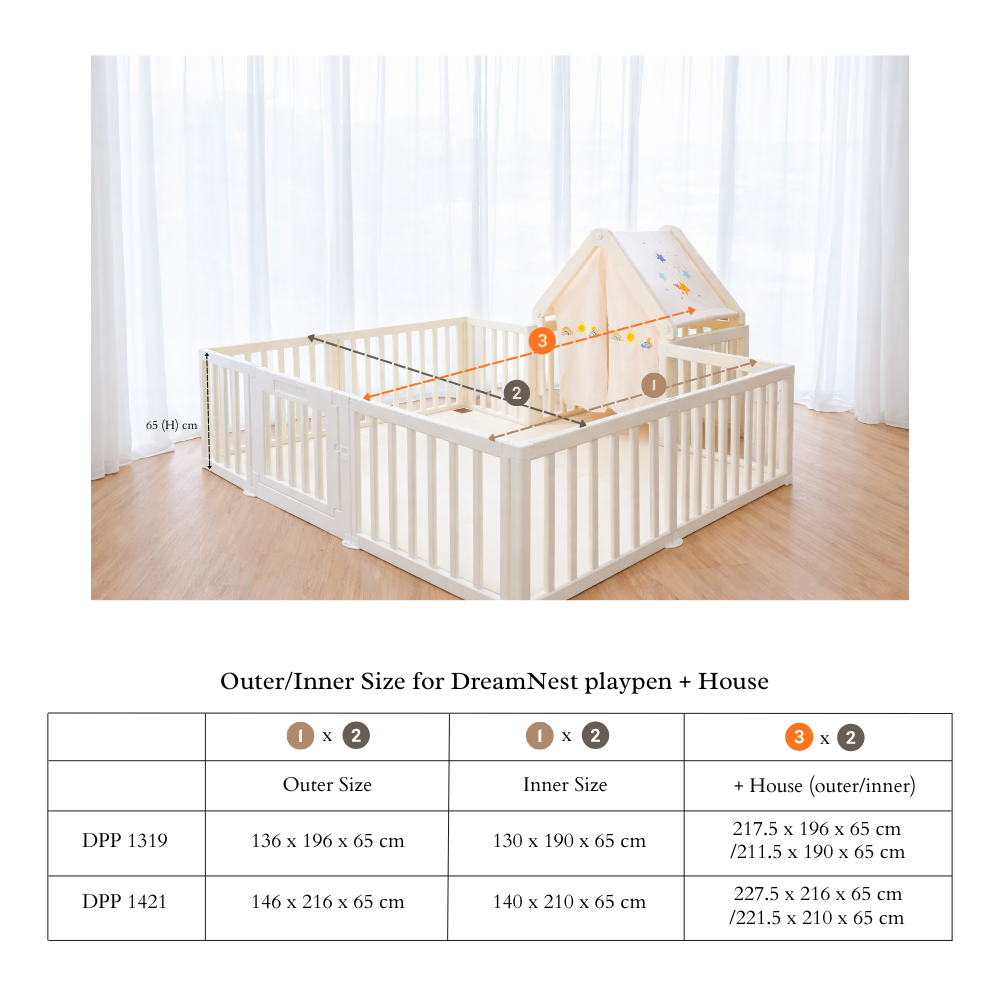 DreamNest House Playpen Play yard