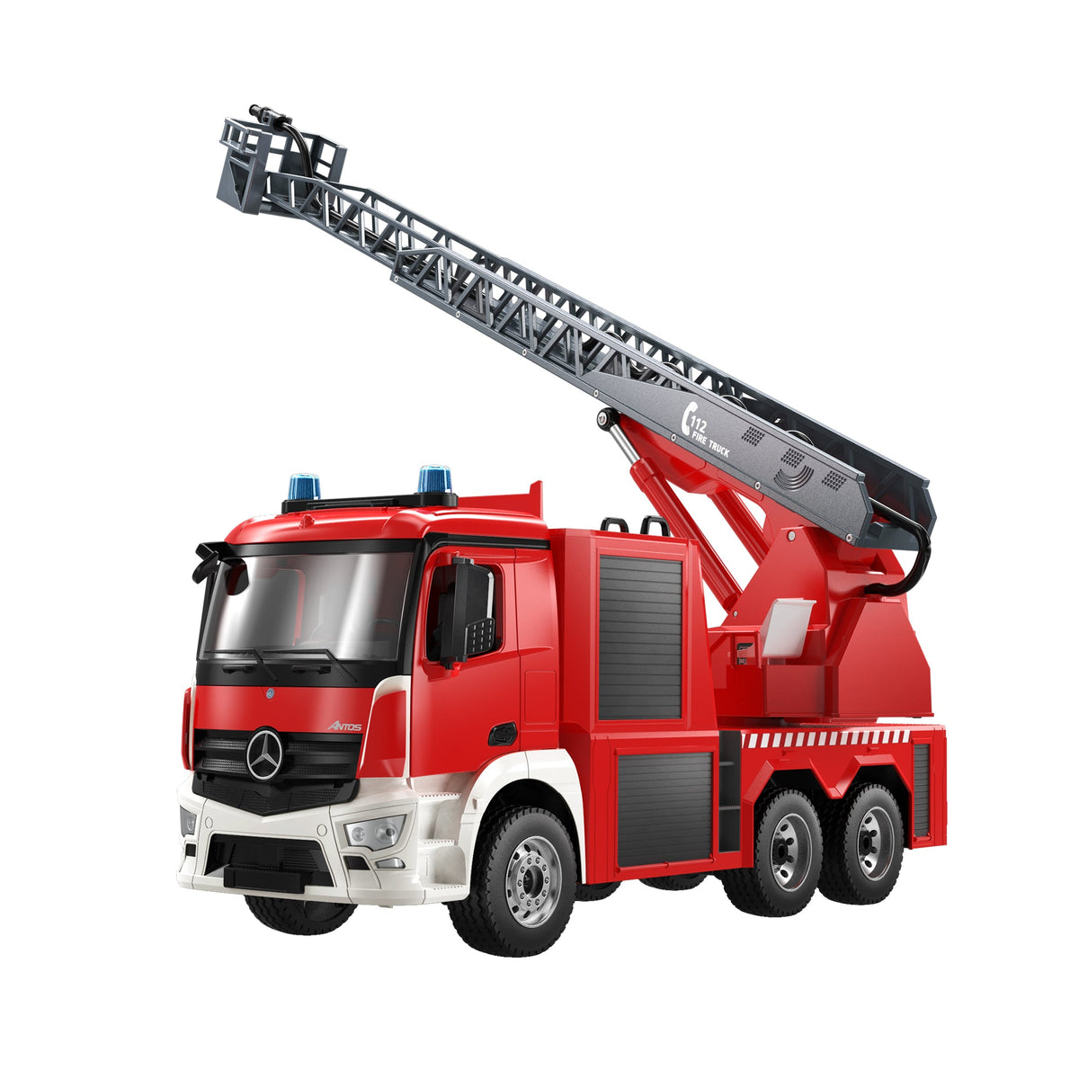 Double E Licensed Mercedes-Benz Rc Antos 1:20 Fire Truck E667