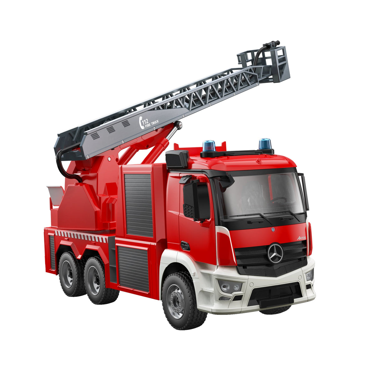 Double E Licensed Mercedes-Benz Rc Antos 1:20 Fire Truck E667