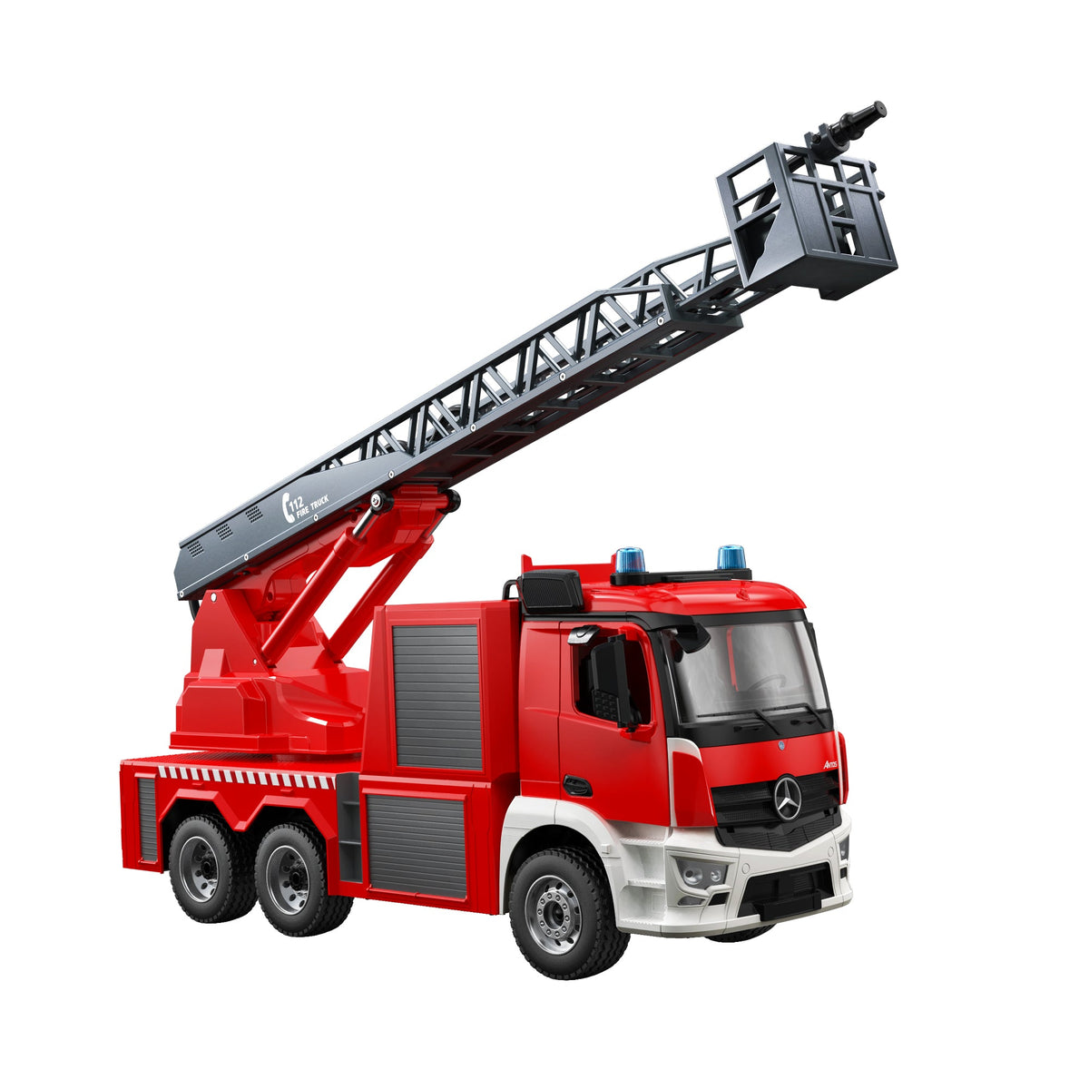 Double E Licensed Mercedes-Benz Rc Antos 1:20 Fire Truck E667