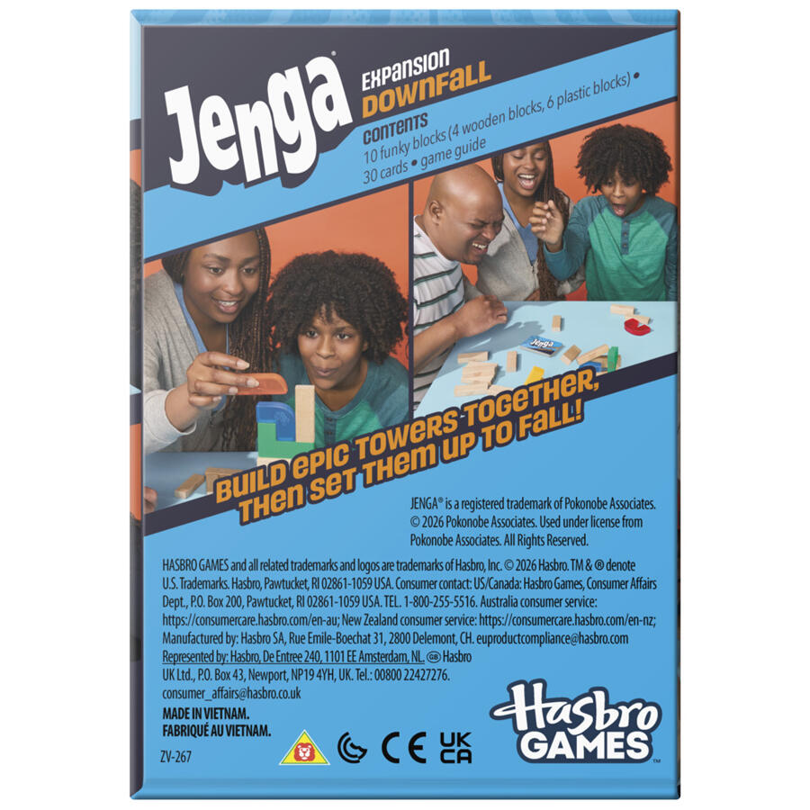 Hasbro Gaming Jenga Expansion Downfall (U.P. $9.90)