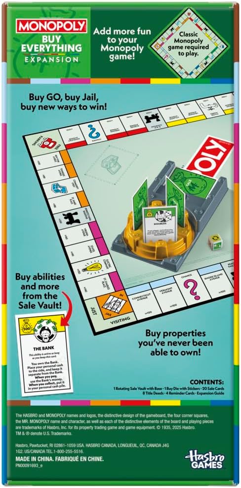 Hasbro Monopoly Buy Everything (U.P. $16.90)