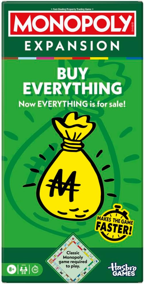Hasbro Monopoly Buy Everything (U.P. $16.90)