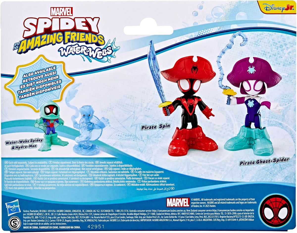 Hasbro SAF Waterwebs - Pirate Miles Spin Morales & Pirate Ghost-Spider (U.P. $19.90)