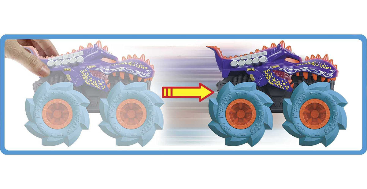 ホットウィール モンスタートラック ダウンヒルレース&amp;ゴー プレイセット