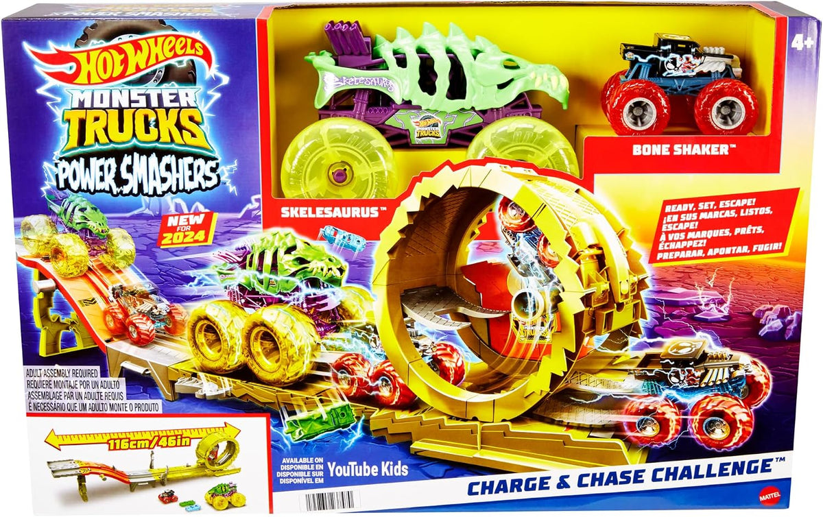 ホットウィール モンスタートラック ダウンヒルレース&amp;ゴー プレイセット