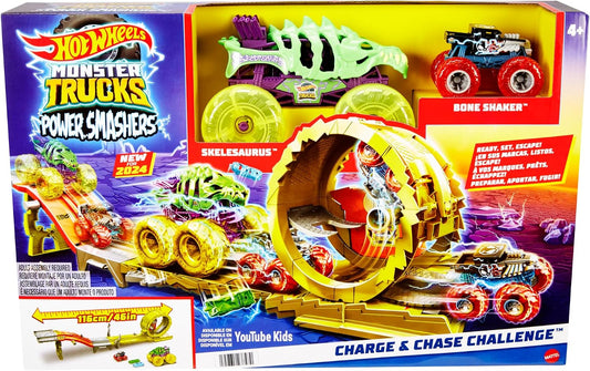 ホットウィール モンスタートラック ダウンヒルレース&amp;ゴー プレイセット