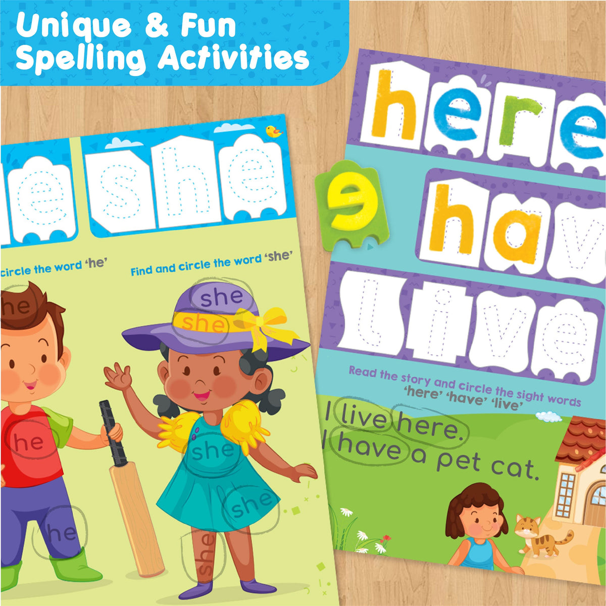 Learn to Spell Reusable Word-Building Activity