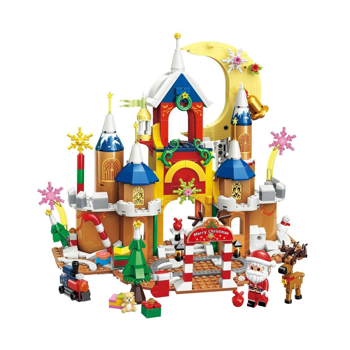 Keepplay Blocks Christmas Castle Hello Kitty
