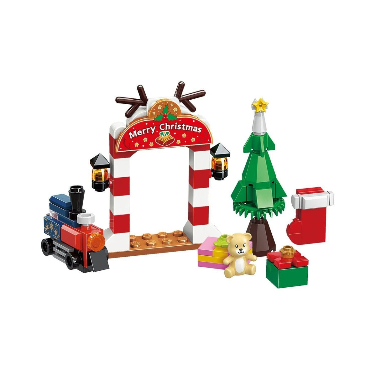 Keepplay Blocks Christmas Castle Hello Kitty