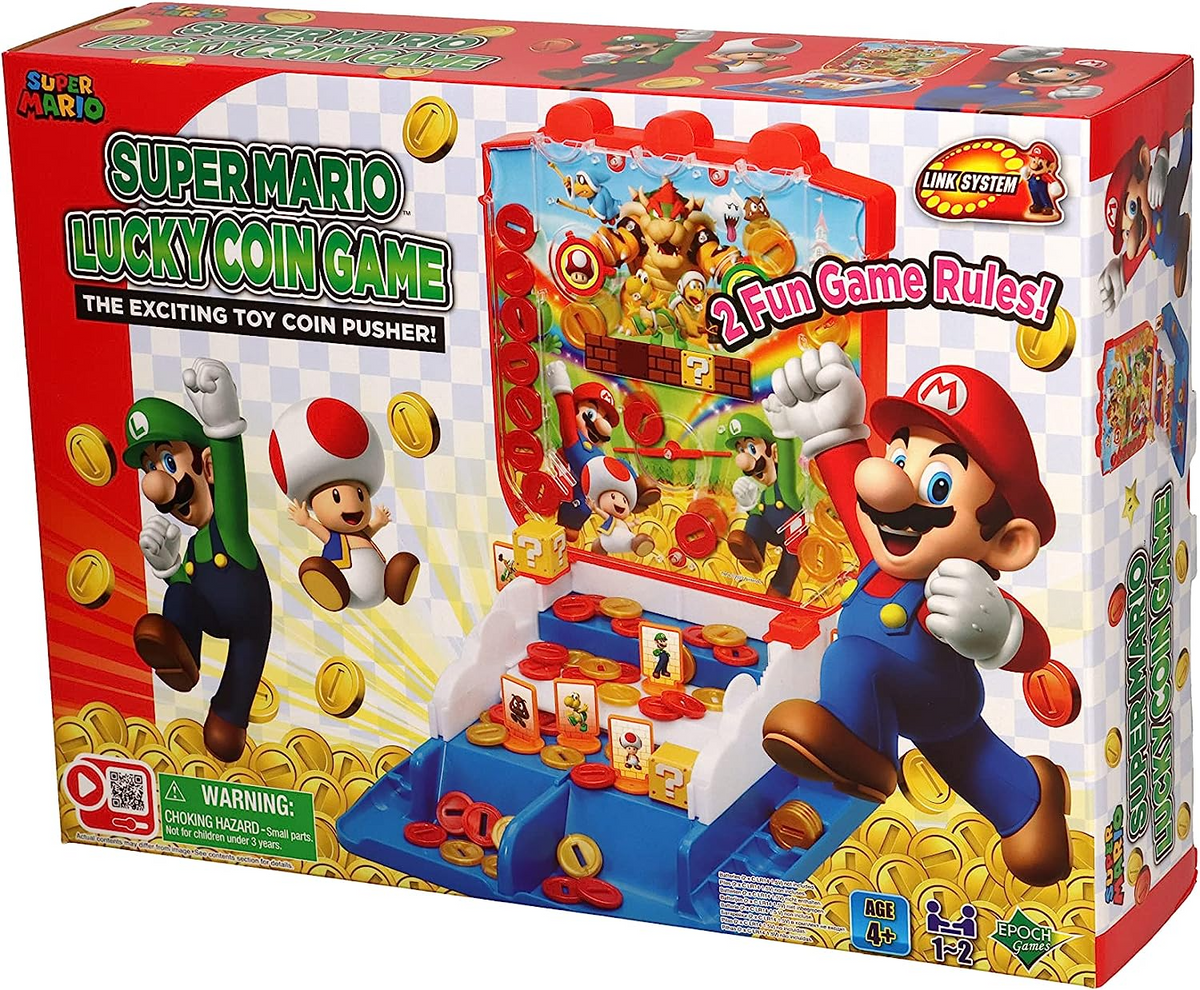 Super Mario Lucky Coin Game