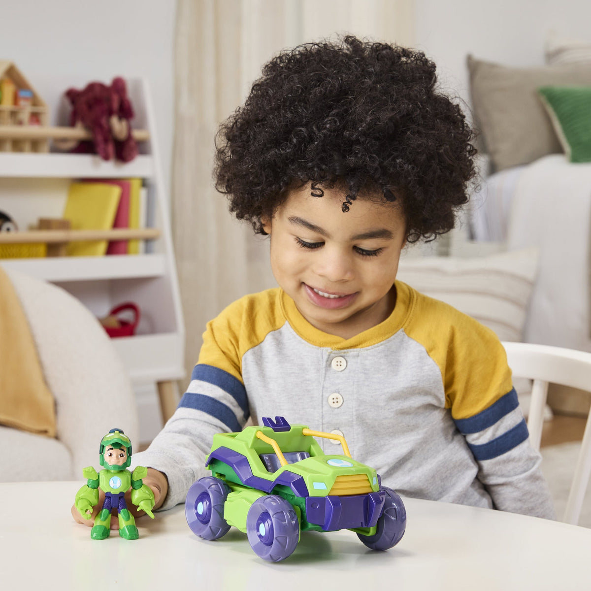 Hasbro Marvel Iron Man And His Awesome Friends Iron Hulk 2-In-1 Mech Suit & Vehicle (U.P. $41.90)