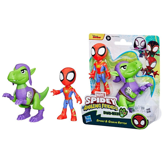 Marvel SAF Hero Dino Webs - Spidey & Goblin Raptor - Marvel
