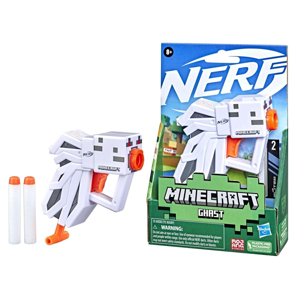 NERF MicroShots Minecraft Ghast Mini Blaster - Nerf