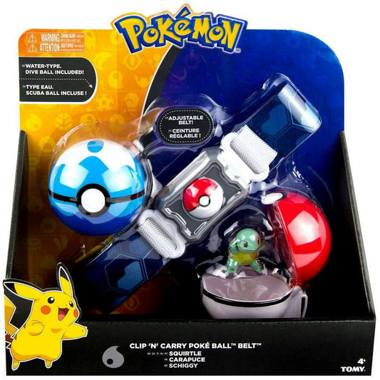 Pokemon SQUIRTLE Clip N Carry Poke Ball Belt - Pokémon