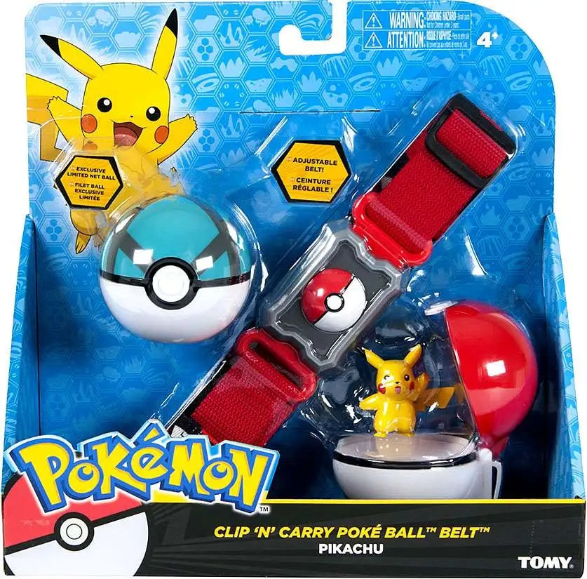 Pokemon PIKACHU Clip N Carry Poke Ball Belt 2 - Pokémon