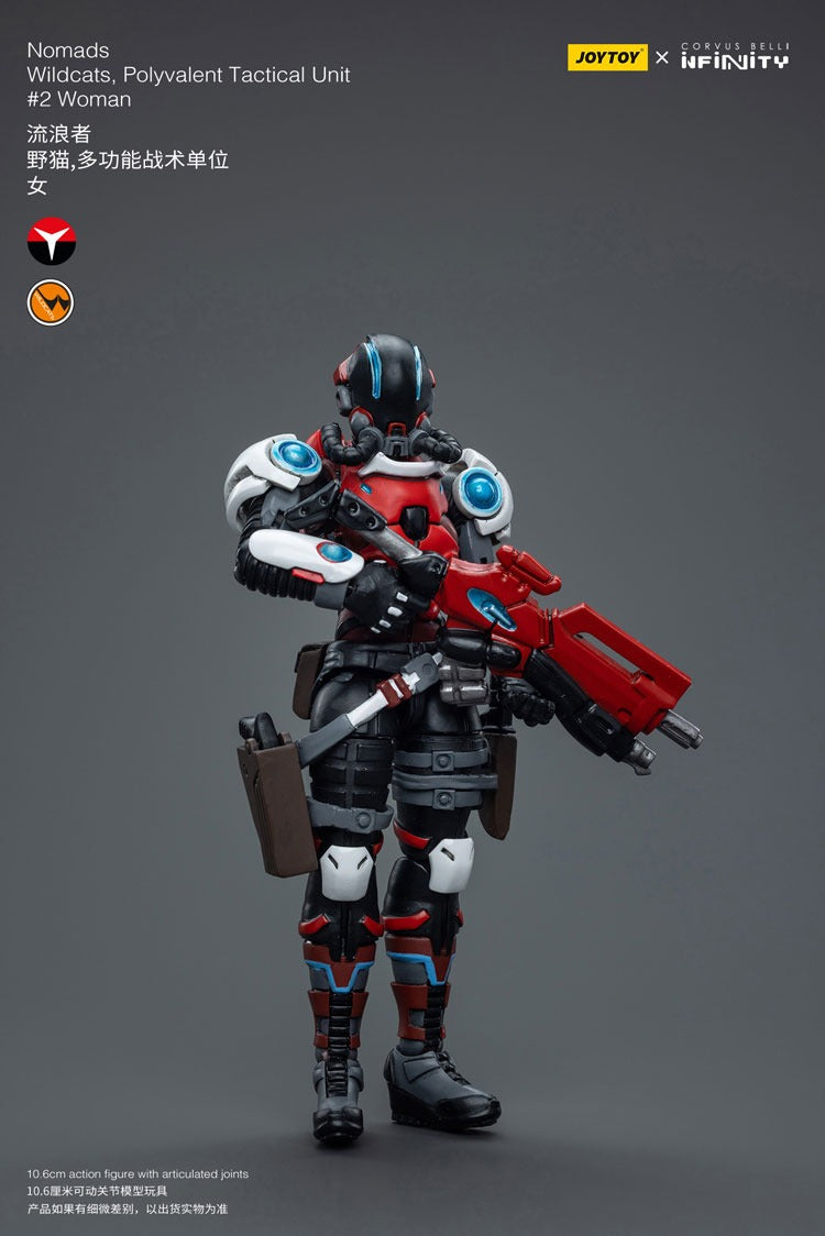 Joytoy Corvus Belli Infinity Nomads Wildcats Polyvalent Tactical Unit #2 Woman