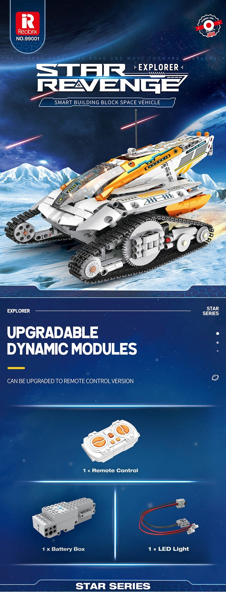 Reobrix Star Revenge Explorer R/C 99001 - Reobrix