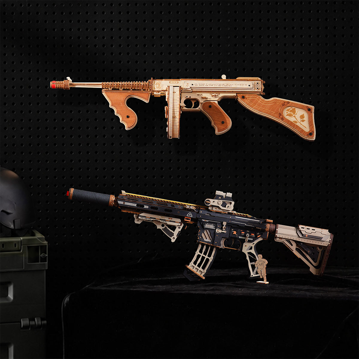 Robotime ROKR M416 Carbine 3D Wooden Puzzle LQB02