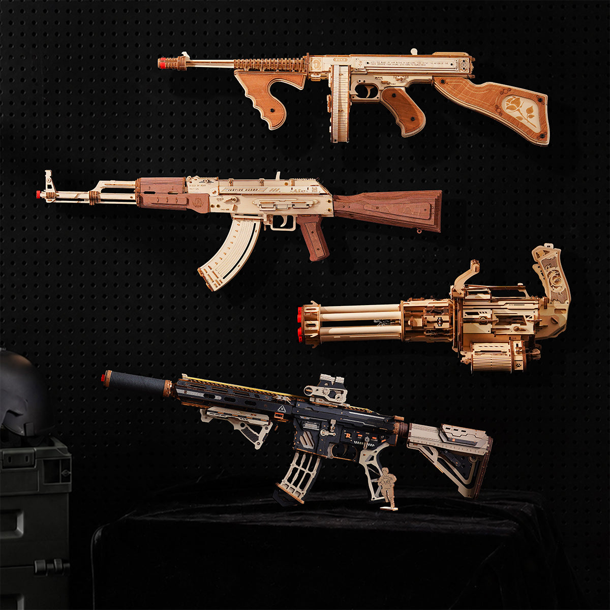 Robotime ROKR M416 Carbine 3D Wooden Puzzle LQB02