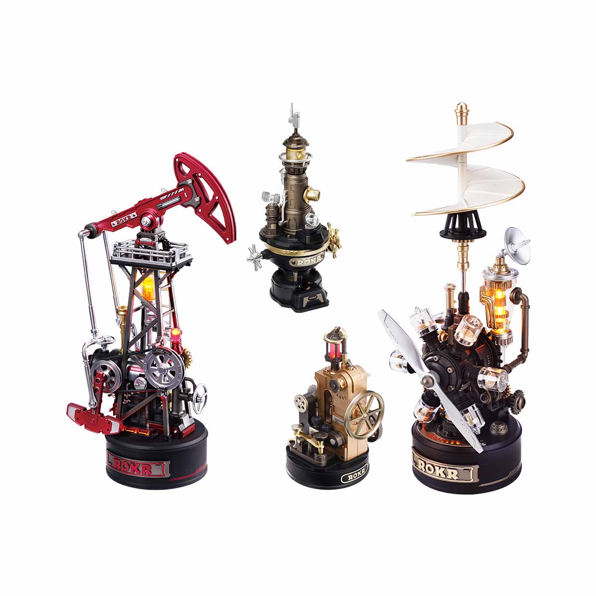 Robotime ROKR Navi Lighthouse Mechanical 3D Puzzle CGM01