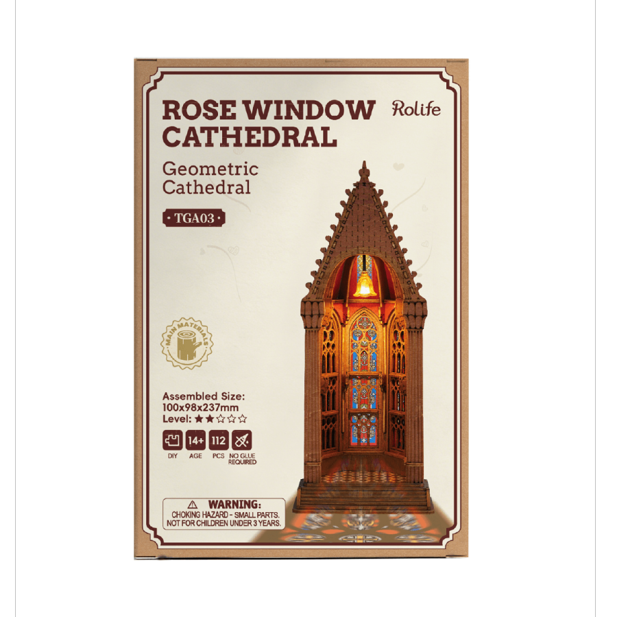 Rolife 3D Wooden Puzzle - Geometric Cathedral TGA03