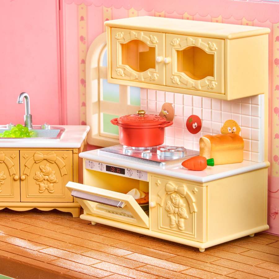 Robotime Rolife DIY Dollhouse Kit- Haley Island Fairy Rose Cottage HH001