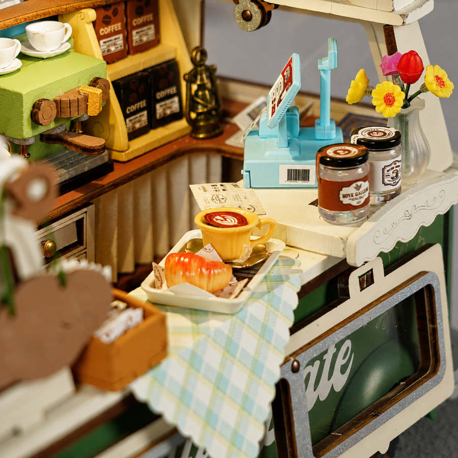 Rolife Leo's Coffee Truck 3D Wooden Puzzle TGS07