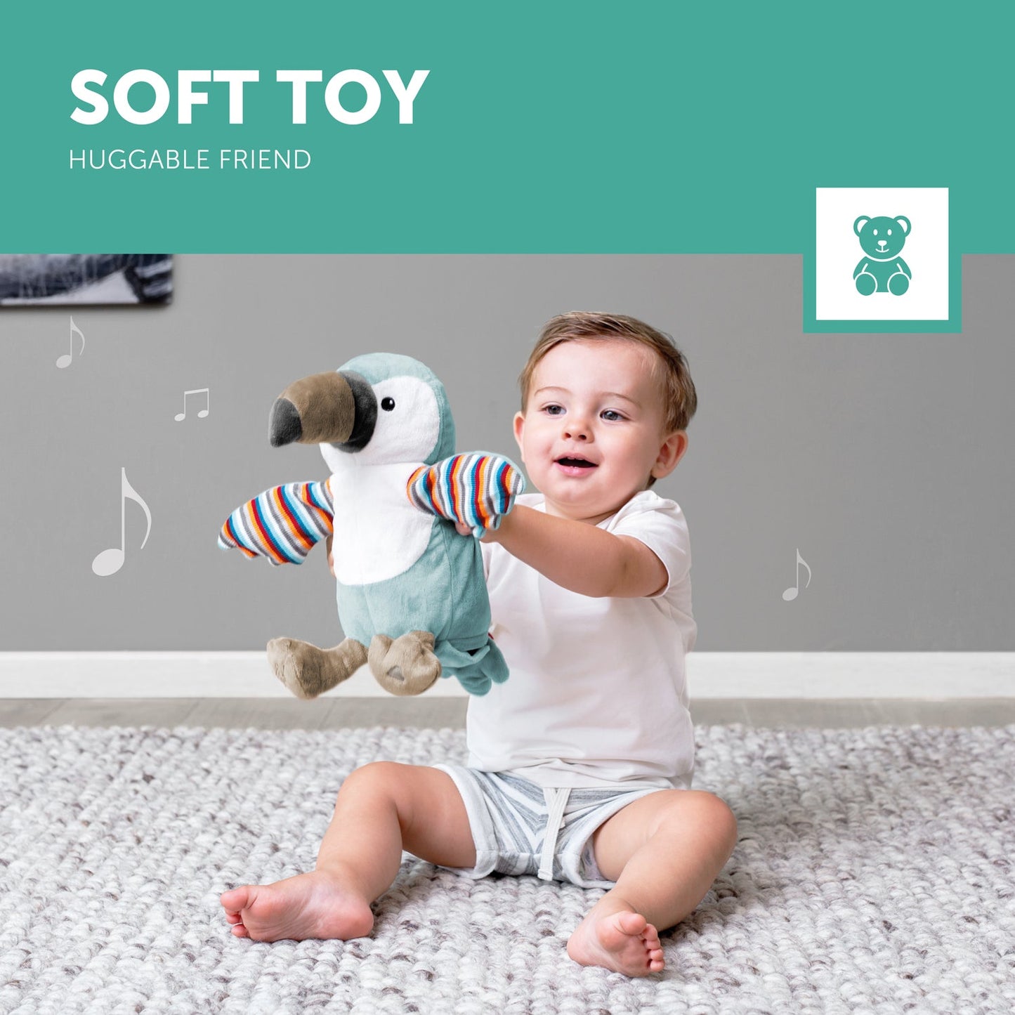 Interactive Soft Toy - Timo the Toucan