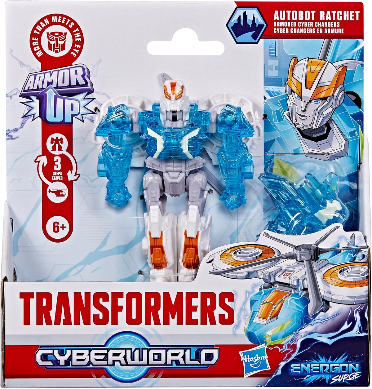 Transformers Cyberworld Armored Cyber Changers Autobot Ratchet (U.P. $24.90)