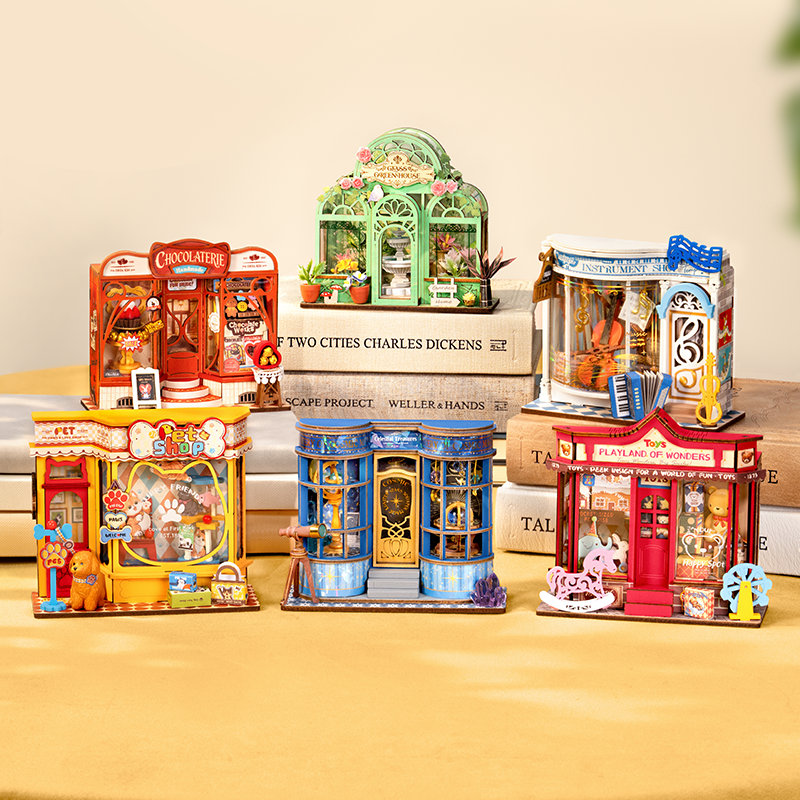Robotime Rolife Magic Astronomy Shop DIY Miniature House