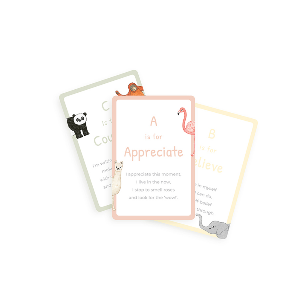 A-Z Mindful Affirmation Cards - Learning Cards