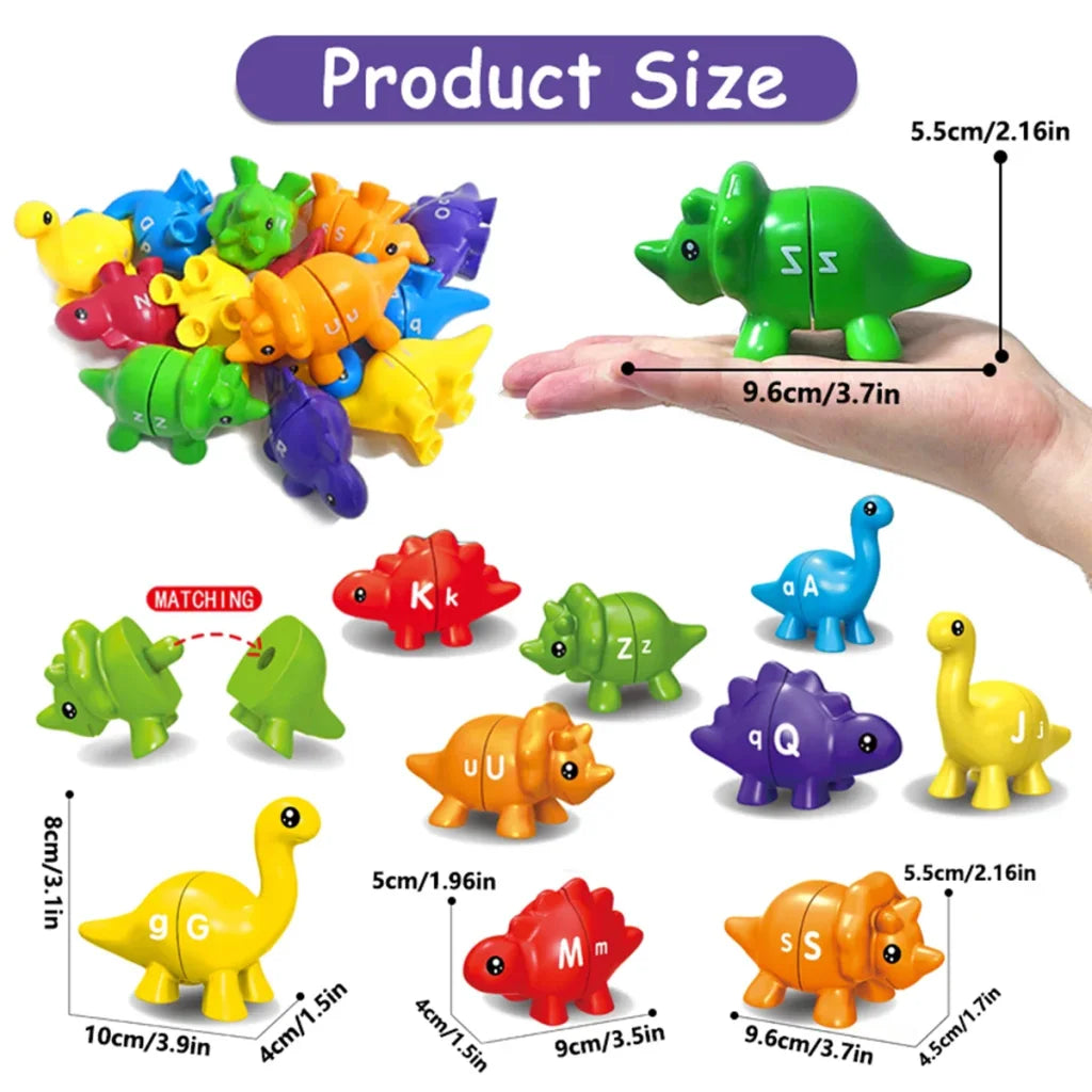 Abc Dinosaur Alphabet Match Game