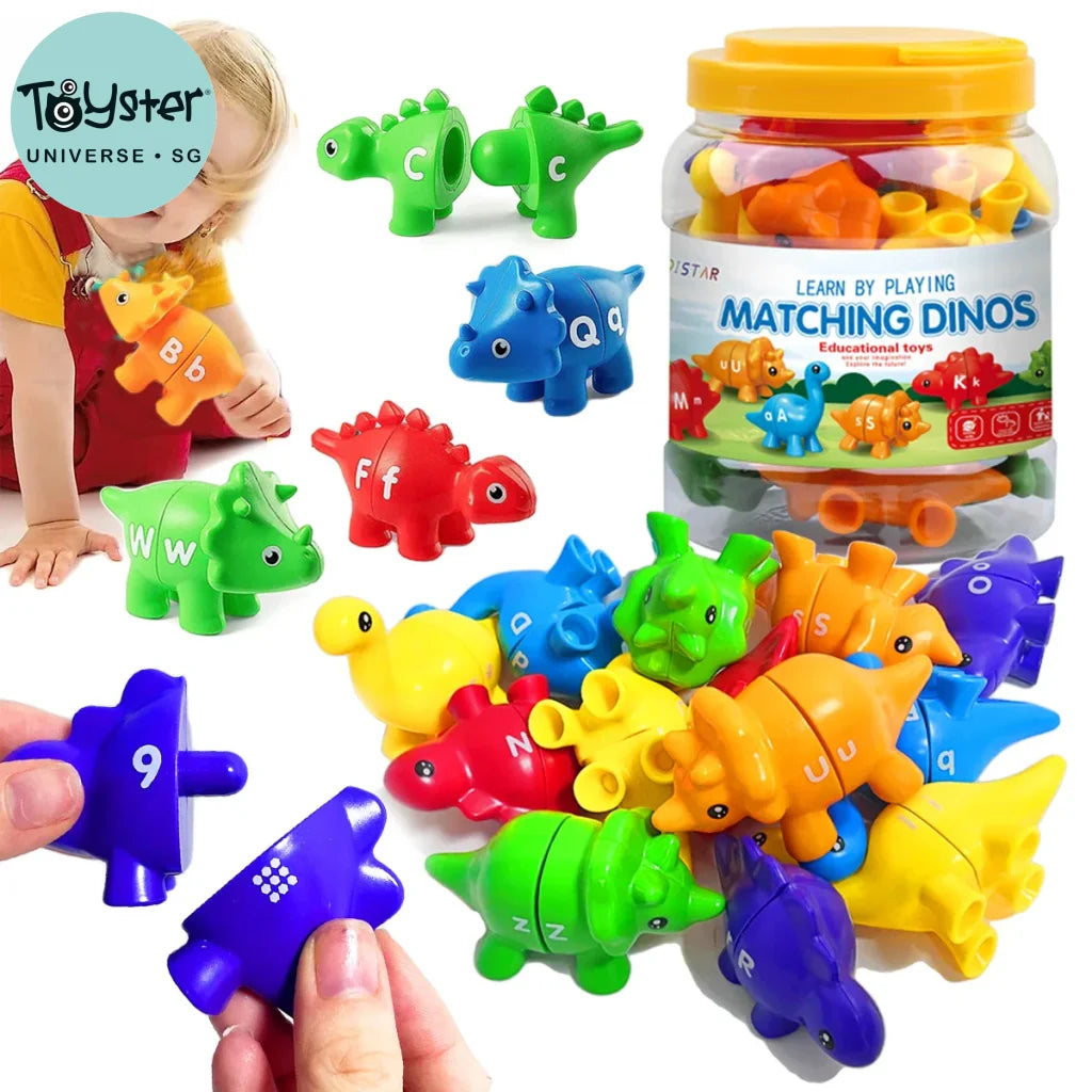 Abc Dinosaur Alphabet Match Game