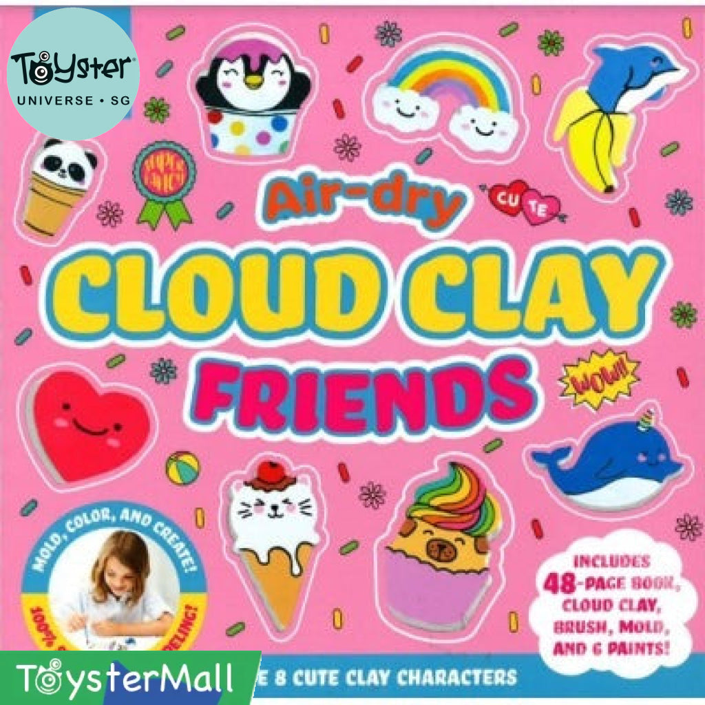 Activity Station Air-Dry Cloud Clay Friends Book + Kit Activity Station