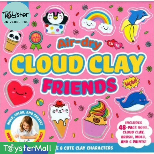 Activity Station Air-Dry Cloud Clay Friends Book + Kit Activity Station