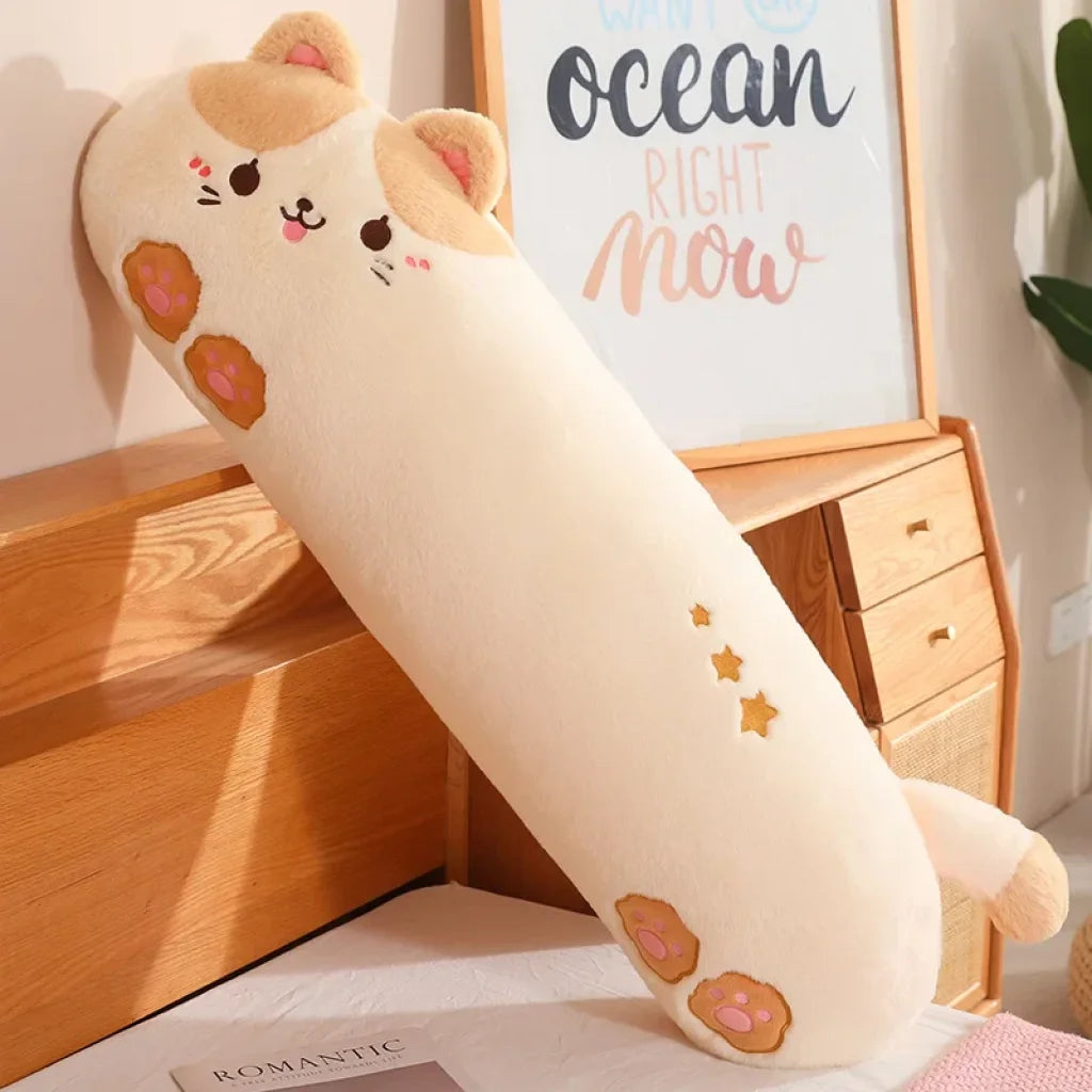 Animal Plush Long Pillow 80/100cm - 80CM cat