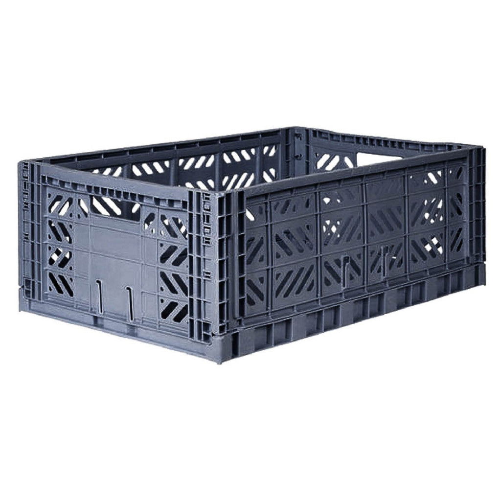 Aykasa Folding Maxibox Colour Crate - Cobalt Blue - Storage