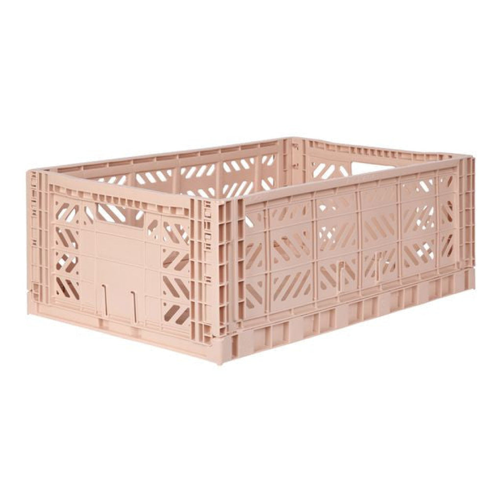 Aykasa Folding Maxibox Colour Crate - Milk Tea - Storage