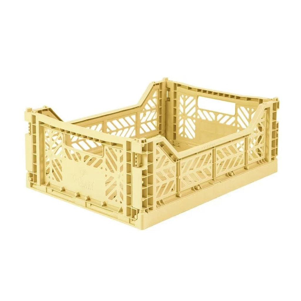 Aykasa Folding Midibox Colour Crate - Banana - Storage