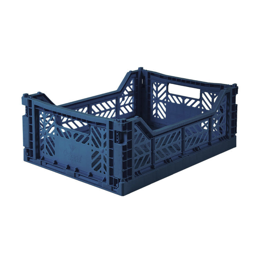 Aykasa Folding Midibox Colour Crate - Navy - Storage
