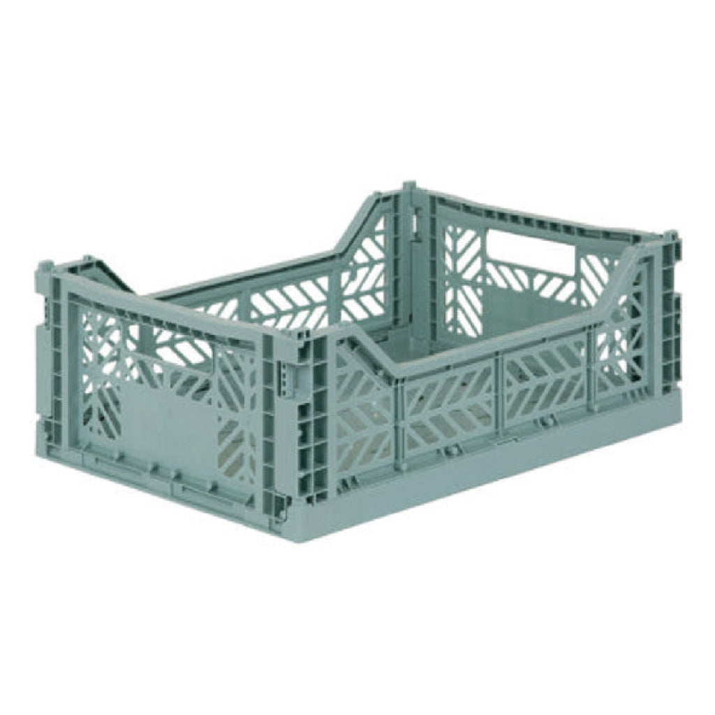 Aykasa Folding Midibox Colour Crate - Teal - Storage